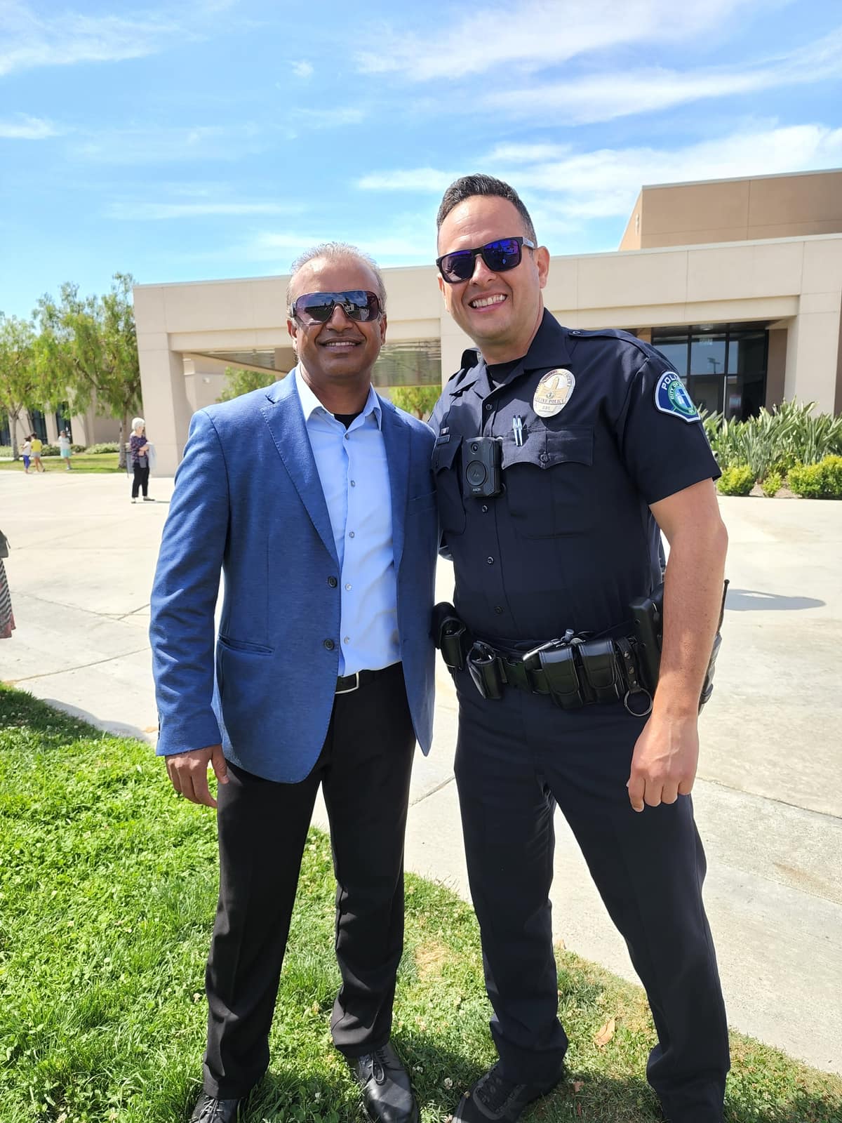 Our Founder in partnership with Irvine PD