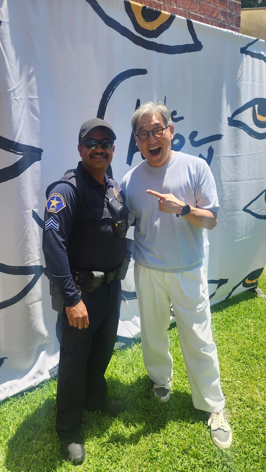 With friends of GOS at a community event