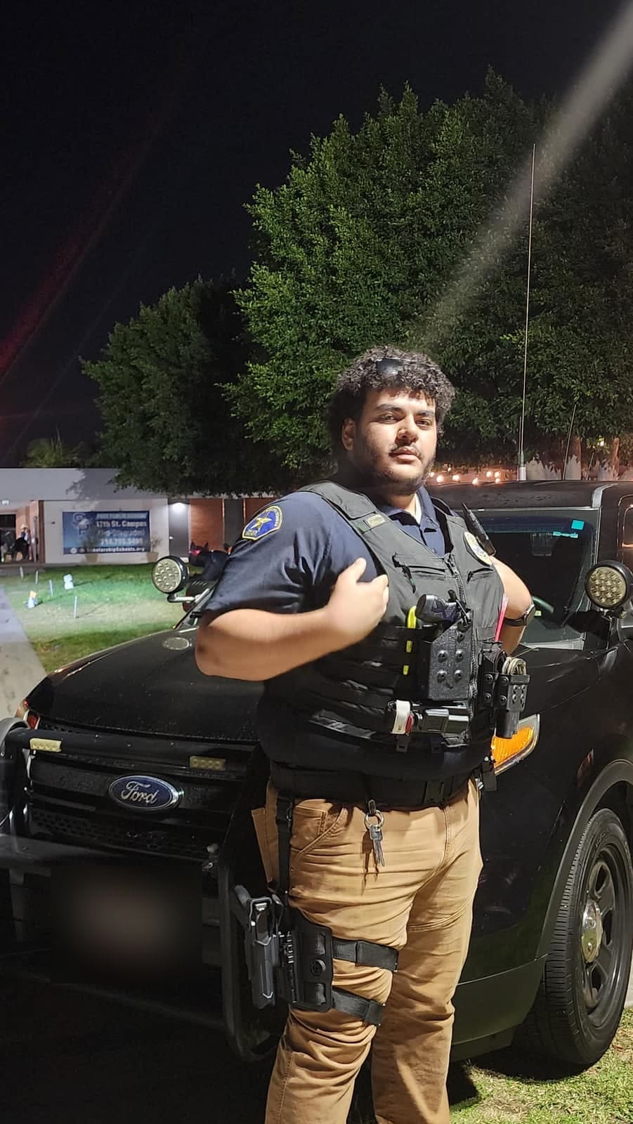 Ready for the night's event patrol